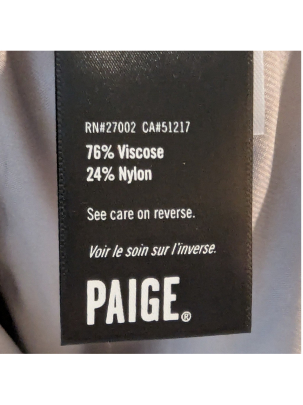 PAIGE Silver Velvet Wide Leg Pants NWT Sz 4 Icy Gray - Picture 11 of 16